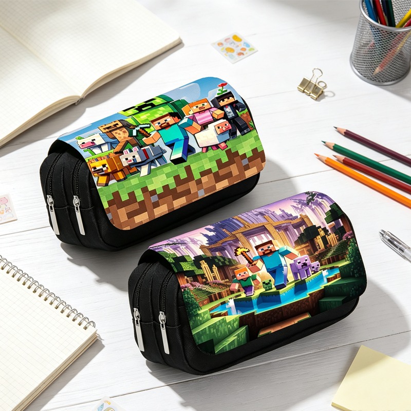 Party Games Minecraft - Popular Cartoon Game Pencil Case Minecrafted