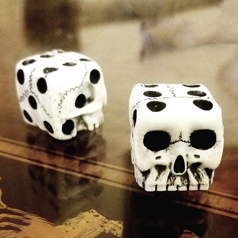 5/10pcs Skeleton Dice Magic Sc - Party Games Good ulasan dan harga