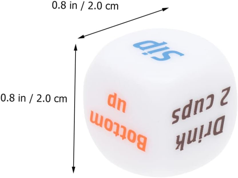 12Pcs Drinking Dice Rolling De - Party Games Bachelorette ulasan dan harga