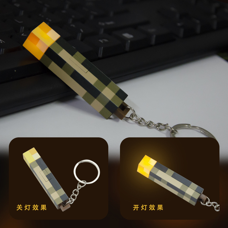 Mini Flashlight Torch Keychain - Party Games Minecraft ulasan dan harga