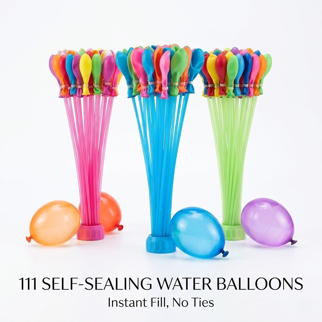 111Pcs Quick Fill Water Balloo - Quick Games Party ulasan dan harga