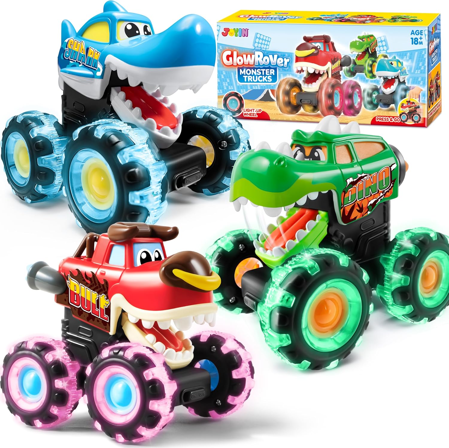 JOYFY 3 Pack Monster Truck Toy - Party Games Birthday ulasan dan harga