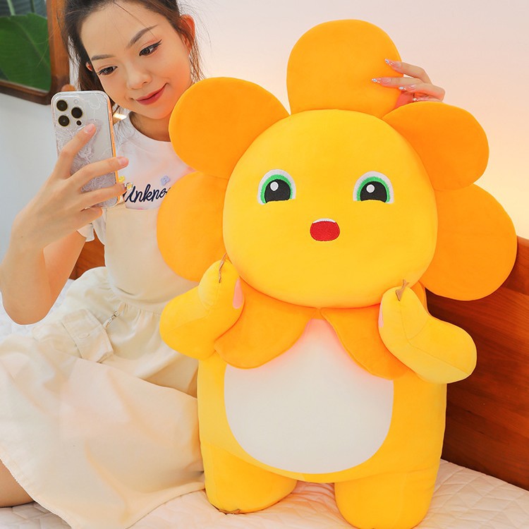 Kawaii Sunflower Nailong Plush - Party Games Birthday ulasan dan harga
