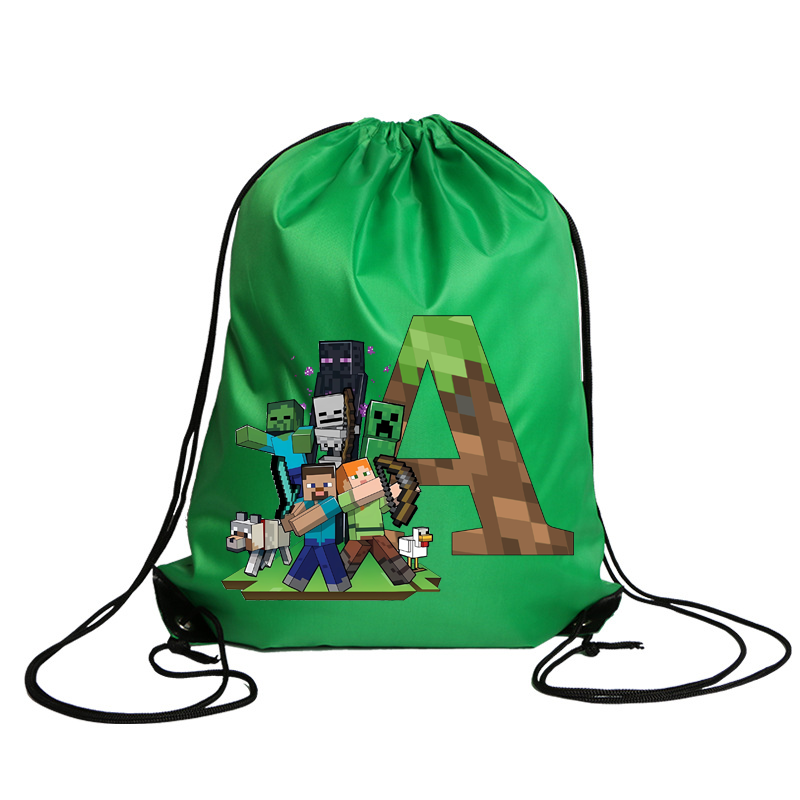 New Minecrafted Drawstring Bag - Party Games Minecraft ulasan dan harga
