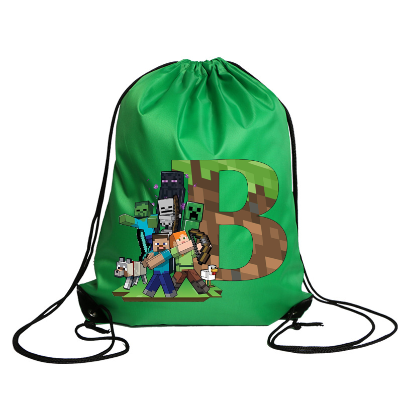 New Minecrafted Drawstring Bag - Party Games Minecraft ulasan dan harga