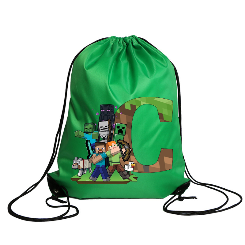 New Minecrafted Drawstring Bag - Party Games Minecraft ulasan dan harga