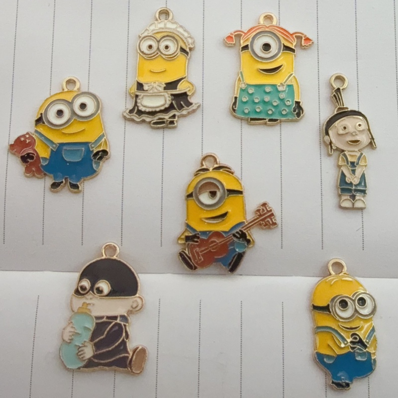 10pcs alloy drip oil cartoon p - Party Games Birthday ulasan dan harga