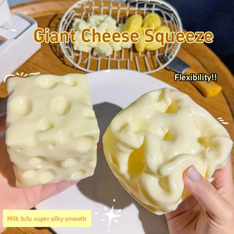 Taba Squishy Cheese Cube Stres - Party Games For Adults And Kids ulasan dan harga