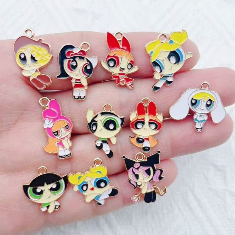 10pcs Alloy Oil-Dripping Carto - Party Games Birthday ulasan dan harga