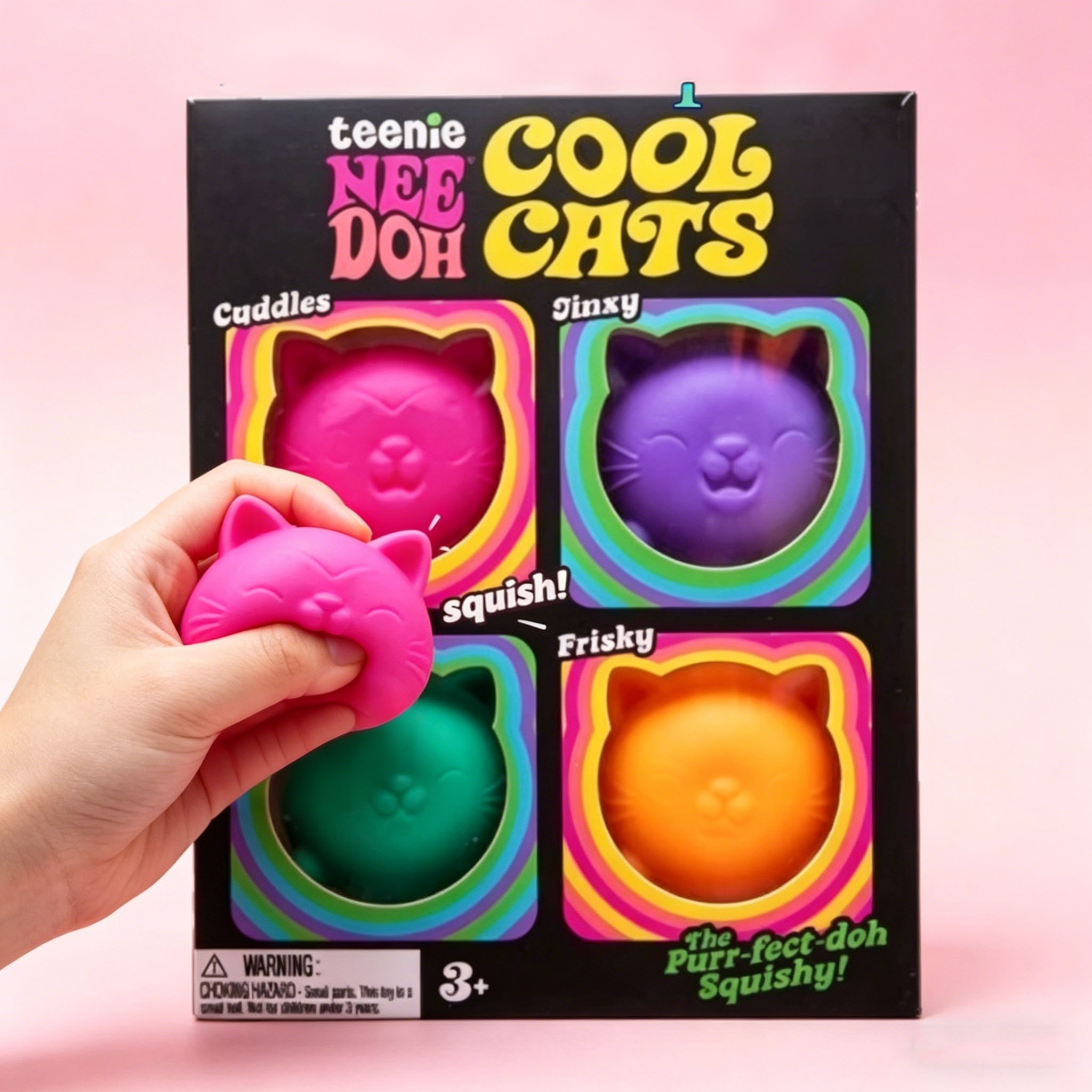 Needoh Cute Cat Maltose Squish - Party Games For Adults And Kids ulasan dan harga