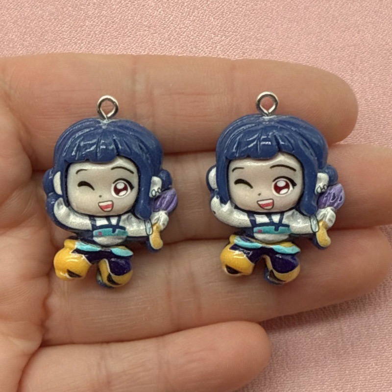 10pcs resin cartoon pendant, D - Party Games Birthday ulasan dan harga