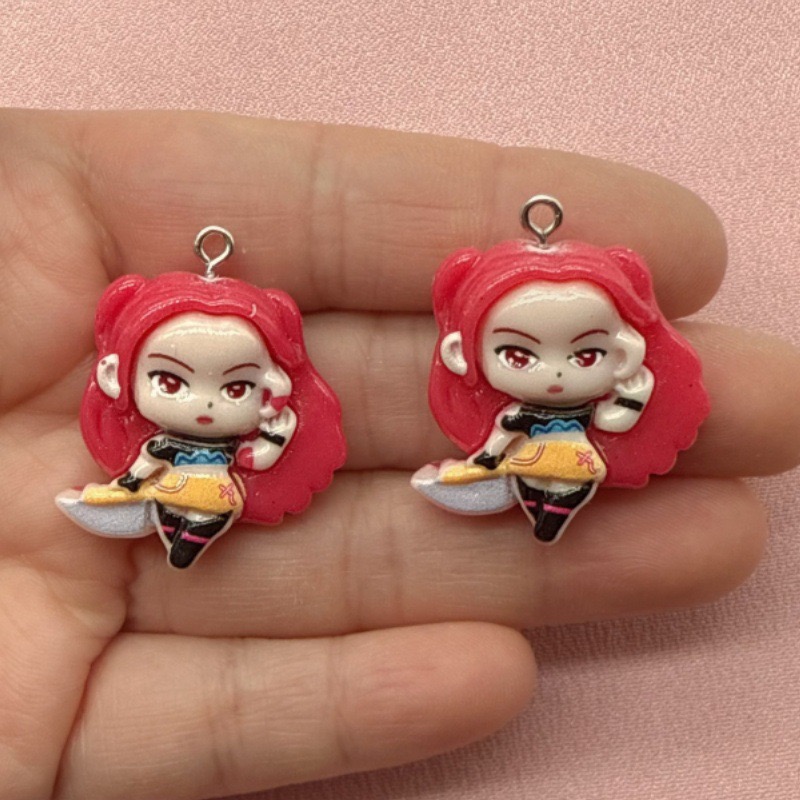 10pcs resin cartoon pendant, D - Party Games Birthday ulasan dan harga