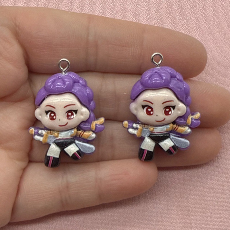 10pcs resin cartoon pendant, D - Party Games Birthday ulasan dan harga