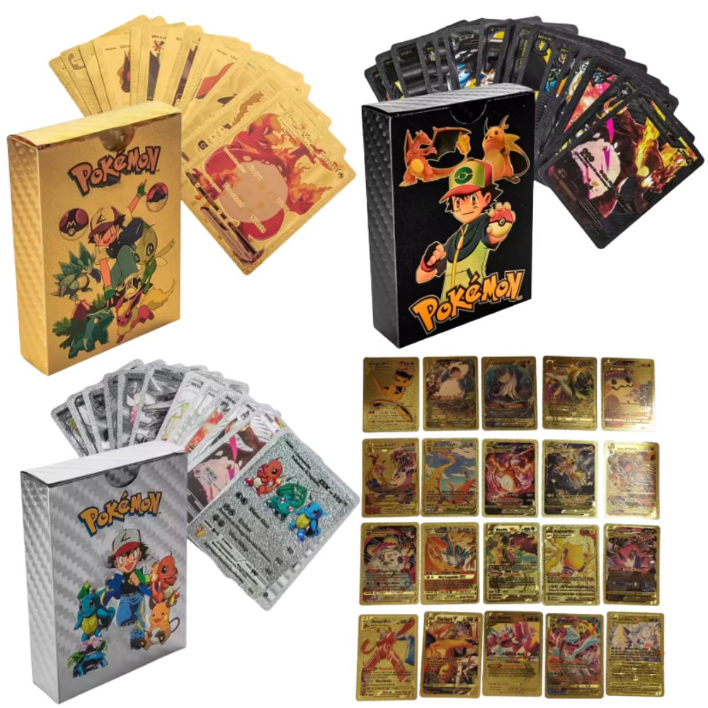 New 55PCS Pokémon Cards Vmax G - Party Games Good ulasan dan harga