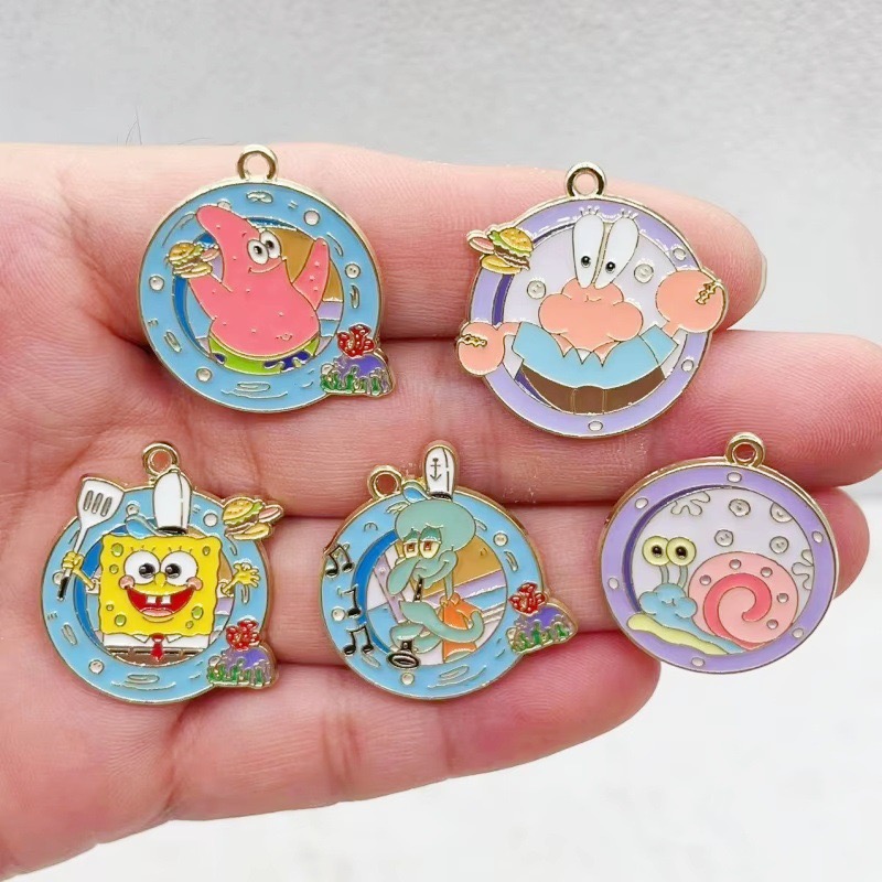 10pcs cartoon anime alloy oil  - Party Games Birthday ulasan dan harga