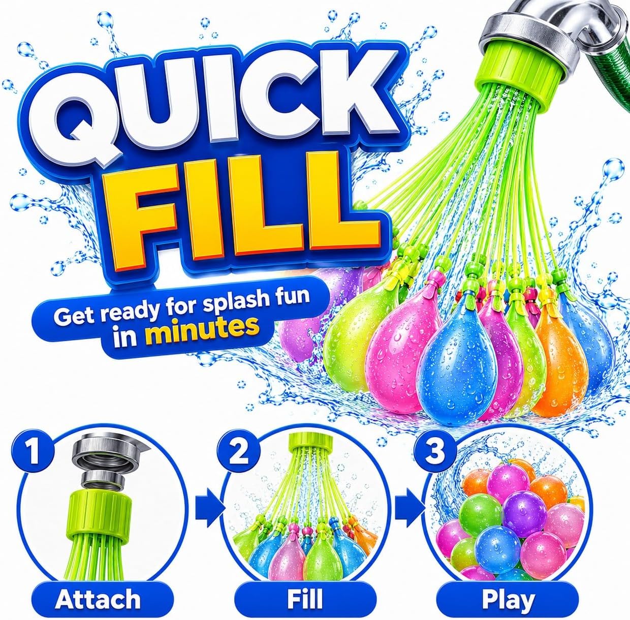 Water Balloons Quick Fill & Se - Quick Games Party ulasan dan harga